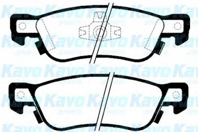 KAVO PARTS bp3502 -  Комплект тормозных колодок, дисковый тормоз